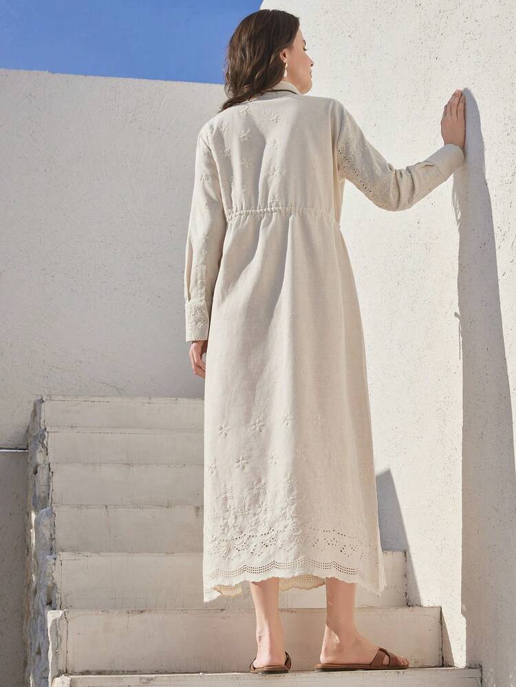 Spring & Summer Elegant Midi Dress, Waist Cinched Design, Suitable For Dates, Weddings, Parties, Casual Vacations, Commuting Business Casual Woman