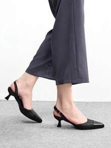 CUCCOO BIZCHIC Women's Elegant Pointed Toe Pumps For Commuting - Black - View 3