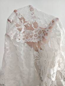 Zestiva 女士夏季新款沙滩度假嬉皮风透视低领迷你连衣裙，波西米亚风度假连体裤 - 白色 - 查看 4