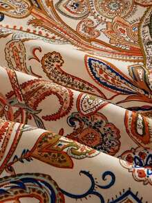 HIMLAND 男士休闲印花修身常规肩长袖衬衫 佩斯利花纹衬衫 男士乡村衬衫 挂毯衬衫 波西米亚风男士衬衫 复古男士衬衫 - 彩色 - 查看 7