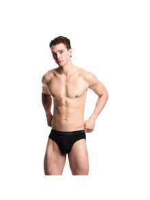 Armani 3 Pack Men's Trunks - Black/Shade Print Black /Shade - View 2