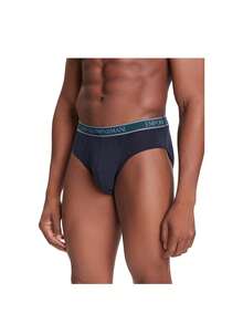 Armani 3 Pack Men's Trunks - Blue - View 2