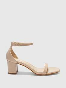 CUCCOO BIZCHIC Simple And Generous, Fashionable And Versatile, Casual Workplace Commuter Women's High-Heeled Sandals Spring Shoes - Apricot - View 2