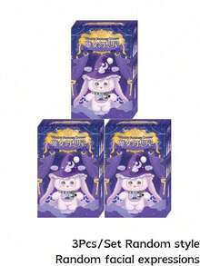 POKOJA LAND Hộp bí ẩn (không có bông nhồi), Bộ tượng nhân vật phù thủy dễ thương - 6 mô hình thông thường + 1 mô hình ẩn (với xác suất trúng thưởng 0,7%), Vật trang trí bàn độc đáo, Trang trí phòng ngày lễ. Quà sinh nhật, Quà tặng ngày lễ, Để tặng bạn bè và gia đình., Thích hợp để trang trí bàn làm việc tại nhà. - thủy triều chơi hộp mù - Xem 14