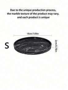 1个/3个圆形大理石纹收纳托盘，浴室整理架，易于清洁，可放置蜡烛/香水，硅胶材质，适用于梳妆台、首饰碟，也可用于放置洗手液、洗发水、调料罐、花瓶等，适用于家居、浴室、厨房、客厅、茶几、餐厅等场所。可作餐盘、厨房装饰托盘、水果托盘、装饰托盘，也是生日、毕业等场合的理想礼物。 - 彩色 - 查看 15