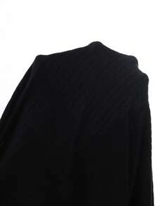 EastFlair 优雅纯色荷叶边下摆无袖侧开衩修身连衣裙，夏季，女士夏季连衣裙，夏季穿搭，夏季度假穿搭，春季女士连衣裙，情人节，情人节连衣裙，优雅派对连衣裙，沙滩装，外出穿搭，休闲长裙，黑色连衣裙 - 咖啡棕 - 查看 8