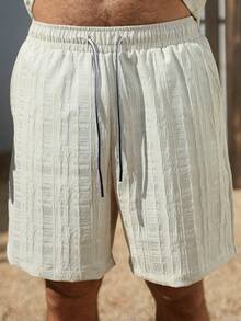 VENTUSAIL Bộ đồ nam màu trơn tay ngắn cài cúc một hàng và quần short, kiểu dáng thường ngày, thích hợp cho mùa hè, nghỉ dưỡng, đi biển. Bộ đồ hai mảnh màu trắng kem dành cho nam, phù hợp cho nam giới trung niên, mặc hàng ngày, đi chơi cuối tuần, hoạt động ngoài trời, du lịch, môi trường làm việc thoải mái hoặc các dịp bán trang trọng, quà tặng cho bạn trai/chồng, quà kỷ niệm/sinh nhật, tiệc tùng, kỳ nghỉ hè, đám cưới, từ xuân sang hè, lễ hội Mardi Gras. Bộ đồ nam tay ngắn cài cúc có họa tiết, hoàn hảo cho kỳ nghỉ hè. - Màu be - Xem 6