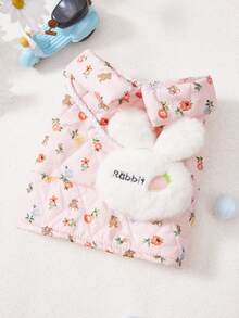 PETSIN 兔子背包、棉质裙子、狗狗衣服、猫咪泰迪熊、宠物毛绒玩具、小型犬、博美犬、秋冬季 - 彩色 - 查看 9