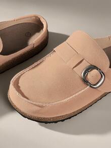 Solecia 春秋季女式孕妇百搭舒适厚底休闲外穿复古新款平底鞋 - 淺粉色 - 查看 5