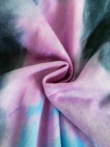 SHEIN Young Girl Tie-Dye Knit Camisole Dress - Multicolor - View 5