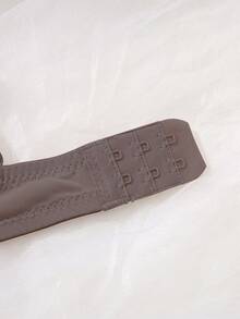 DesireSculpt 1件装女士钢圈文胸，舒适无缝提拉支撑，适合小胸 - 摩卡棕 - 查看 7