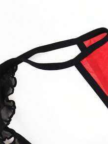 1pc Men's Fashionable Sexy Hollow-Out Mesh Briefs - Multicolor - View 8