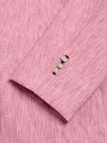 Manfinity Bizformal Men Space Dye Pocket Single Breasted Blazer Slim Fit Blazer Men Classy Clothes Men Fashion Blazer Men Pink Blazer Men Casual Blazer,Wedding,Pink,Gowns,Gown For Prom Night,Boyfriend Gift Men Linen Jacket Men Summer Attire Men Sport Coat Pink Men Suit Pink Jackets For Men Mens Casual Blazer Sport Coat For Men Men Summer Suits,Weekend Trips, Outdoor Activities, Travel Expeditions, Relaxed Work Environments Or Semi-Formal Occasions, Boyfriend/Husband Gift, Anniversary /Birthday Gift Party Summer Vacation Holiday New Years Wedding Valentine's Day - Pink - View 8