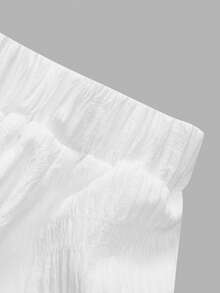 SHEIN MOD 女士吊带上衣和长款半身裙套装，夏季度假 - 白色 - 查看 7