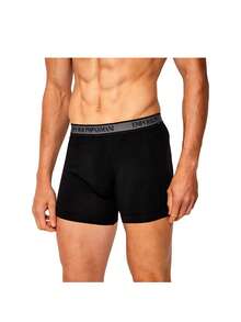 Armani 3 Pack Men's Boxer Briefs - Black/Black/Black - View 2