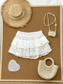 Swim Mod Women Cover Ups - White - View 6