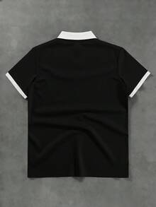 Aesthetic Post 男士Polo衫 - 彩色 - 查看 2