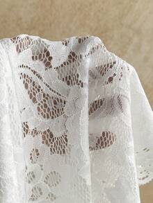 Soleia Women's Lace Patchwork Fashionable Versatile Date Party Camisole Top - White - View 6