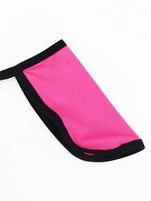 1pc Fashionable Alluring Magenta Fabric Slip-On Sexy Men's Underwear - Hot Pink - View 6