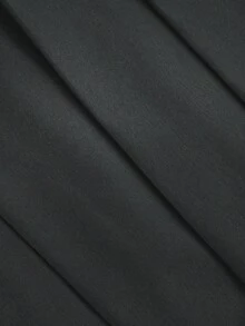 Sweetra 时尚甜美休闲黑色金属朋克百褶迷你裙 - 灰色 - 查看 6