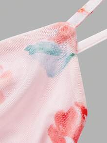 SHEIN MOD Bộ 2 áo hai dây nữ in hoa và màu trơn, kiểu babydoll, áo dễ thương, áo nơ, áo mùa hè, áo mùa xuân, áo thanh lịch, áo đi chơi, áo lưới, áo dự tiệc trà, áo nữ dễ thương, áo đi nghỉ mát, áo đi nghỉ lễ, áo thường ngày, áo đi biển - Nhiều màu - Xem 10