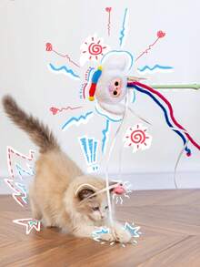 POKOJA LAND Blind Box, Cat Figurine Blind Box, Christmas Gift/Birthday Gift, Durable Material, Interactive Stick For Indoor Cats.(Not Plush Filled) - Trend blind box - View 5