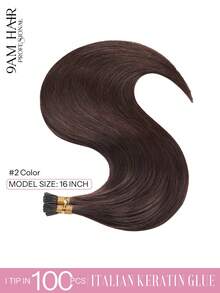 22inch 100PCS I Tips Hair Extensions Real Human Hair Easy To Style Long Straight Itip Human Hair Extensions Add Length Pre Bonded Extensions Remy Hair For Women - Multicolor - View 39