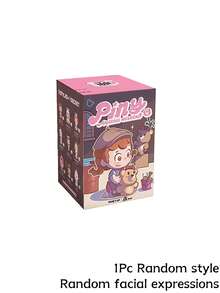 POKOJA LAND Hộp đựng đồ trang trí để bàn hình hoạt hình dễ thương, hộp đựng đồ mới lạ vui nhộn, làm từ chất liệu cao cấp, vật dụng trang trí phòng tinh tế, quà tặng ngày lễ, đồ trang trí bàn làm việc (không có bông nhồi) - thủy triều chơi hộp mù - Xem 13