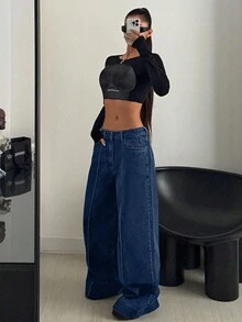 CasuGlow Women Jeans - Royal Blue - View 5