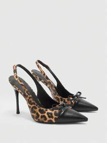 CUCCOO BIZCHIC 性感时尚女士细高跟尖头高跟鞋 - 豹紋 - 查看 3