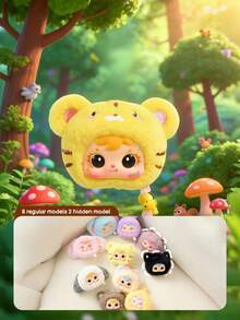 POKOJA LAND 盲盒，可爱盲盒礼物，动物主题系列。小熊玩偶配有钥匙扣，小巧便携，适合作为礼物送给家人和朋友。（非毛绒填充物），适合作为礼物送给朋友 - 潮玩盲盒 - 查看 2
