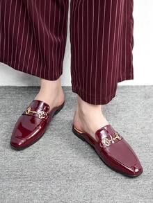 CUCCOO BIZCHIC Zapatos planos versátiles y casuales para uso diario y de oficina para mujer, ideales como regalo de Navidad - Burdeos - Ver 5