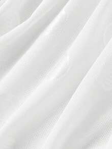 SHEIN MOD 复古浪漫薄纱波点泡泡袖夏季上衣，派对上衣，白色上衣，休闲上衣，夜店上衣，可爱上衣，度假，外出，春季上衣，夏季，嘉年华服装，春假，海滩，外出 - 白色 - 查看 8