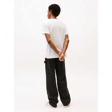 Linear Slim Men´S T-Shirt Black - Ecru - View 3