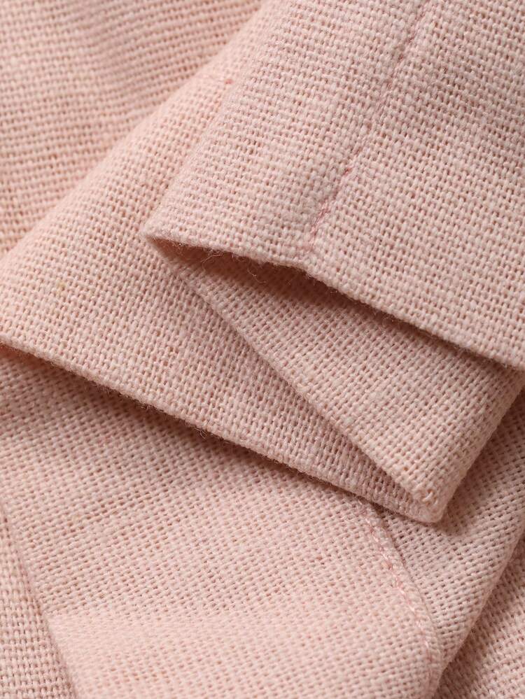 Women's Casual Solid Color Shirt And Wide Leg Pants 2 Pieces Set, Spring/Summer,Wedding Guest Dress Women