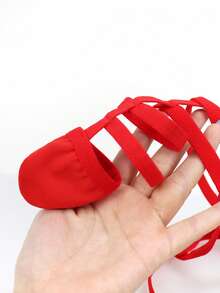 1pc Men's Fashionable Alluring Bright Red U-Pouch Sexy Briefs - Red - View 8