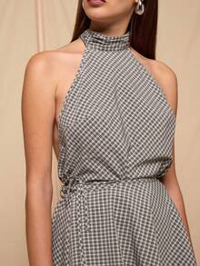 COUREZ 女士中长连衣裙 - 黑與白 - 查看 8