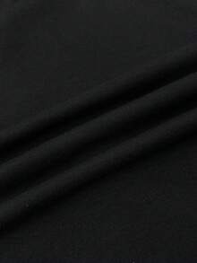 Áo croptop nữ tuổi teen phong cách Y2K tối giản, họa tiết chấm bi đen trắng, xếp ly, thắt nơ phía trước. - Đen và trắng - Xem 7