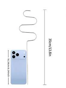 1pc Iron Plant Support Stake, Silver Creative Plant Support Rack For Garden - Silver - View 5