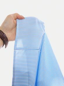 Tween Girls Blue & White Striped Camisole Top And Pants Set - Blue and White - View 8