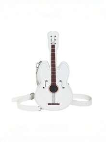 Joivida 爆款吉他造型斜挎包，女士轻便PU胸包，时尚百搭单肩包 - 多色 - 查看 12