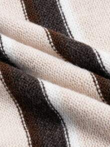 Franclia Áo len ngắn tay nữ kiểu dáng tối giản, phối màu tương phản, đa năng, thích hợp đi học/đi làm. - Nhiều màu - Xem 4