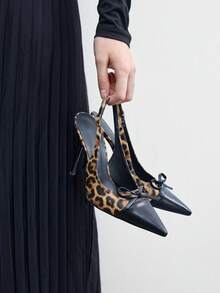 CUCCOO BIZCHIC 性感时尚女士细高跟尖头高跟鞋 - 豹紋 - 查看 10