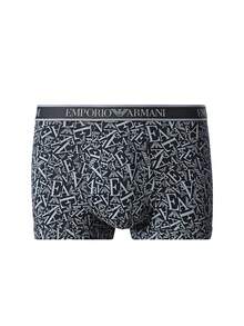 Armani Men's Stretchy Quick-Dry Breathable Training Daily Outdoor EM000371-AF10779-MC198 - Black - View 3