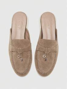 CUCCOO BIZCHIC Women's Casual Versatile Slip-On Flat Shoes Valentine's Day - Apricot - View 2