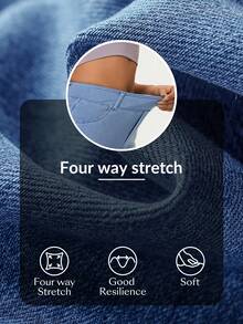 Flexra Tall Women's Casual Loose Fit Jeans With Pockets - Light Wash - View 8