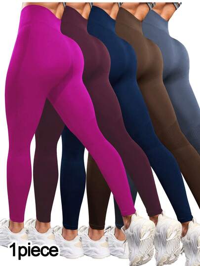 Core Rhythm 跑步紧身裤 无缝高弹力收腹运动紧身裤 适合中国新年 瑜伽 女士裤子