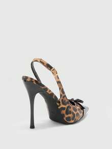CUCCOO BIZCHIC 性感时尚女士细高跟尖头高跟鞋 - 豹紋 - 查看 5