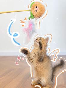 POKOJA LAND Blind Box, Cat Figurine Blind Box, Christmas Gift/Birthday Gift, Durable Material, Interactive Stick For Indoor Cats.(Not Plush Filled) - Trend blind box - View 11