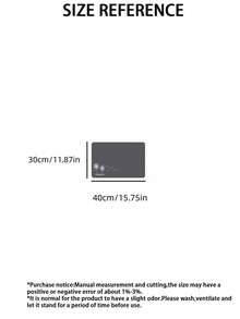 SHEIN 1pc Premium Diatomite Kitchen Floor Mat, Simple Dandelion Pattern, Soft Rubber Underlay, Absorbent, Anti-Fatigue, Non-Slip, Multiple Sizes, Suitable For Kitchen, Bathroom, Laundry Room,Christmas Winter Home Decor, Christmas Gifts, Autumn Mat, Fall Mat, Autumn Home Decor- Deep Gray - Multicolor - View 11